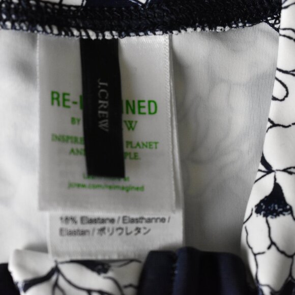 J.CREW Top 3X Floral Print Long Sleeve 1/2 Zip Front Machine Wash - Picture 6 of 6